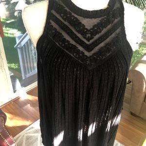 CLOSET CLEAR OUT - NWT Lucky Brand - Sheer high neck sleeveless top